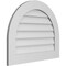 Ekena Millwork Round Top Surface Mount PVC Gable Vent: Non-Functional, w/ 3-1/2"W x 1"P Standard Frame, 30"W x 24"H GVPRT30X2401SN - alternate 5